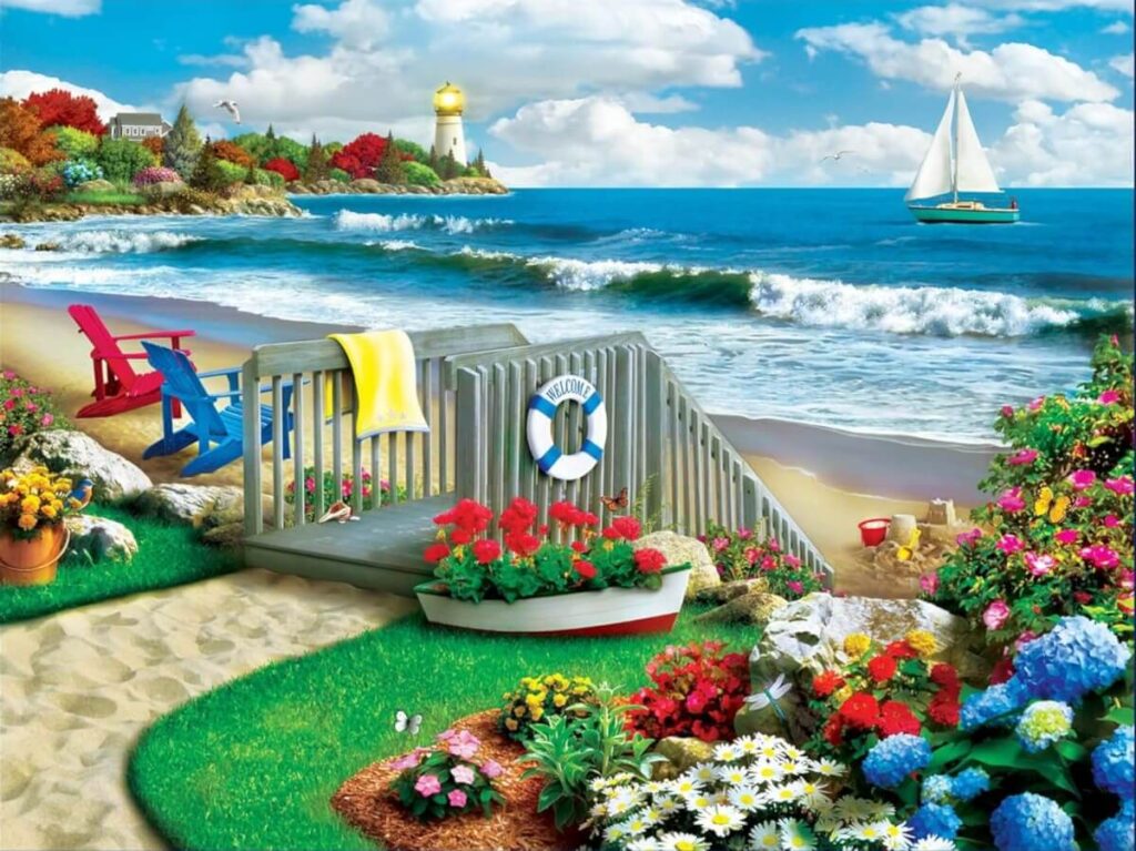 Coastal Getaway Scene