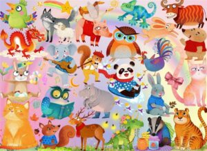 Colorful Animal Paradise