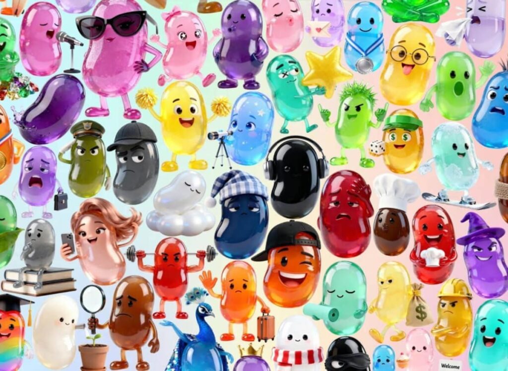 Colorful Beans Artwork