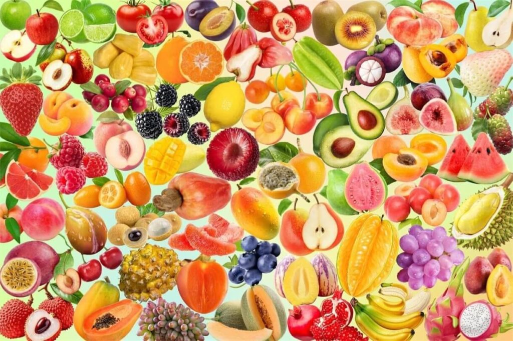 Colorful Tropical Fruit