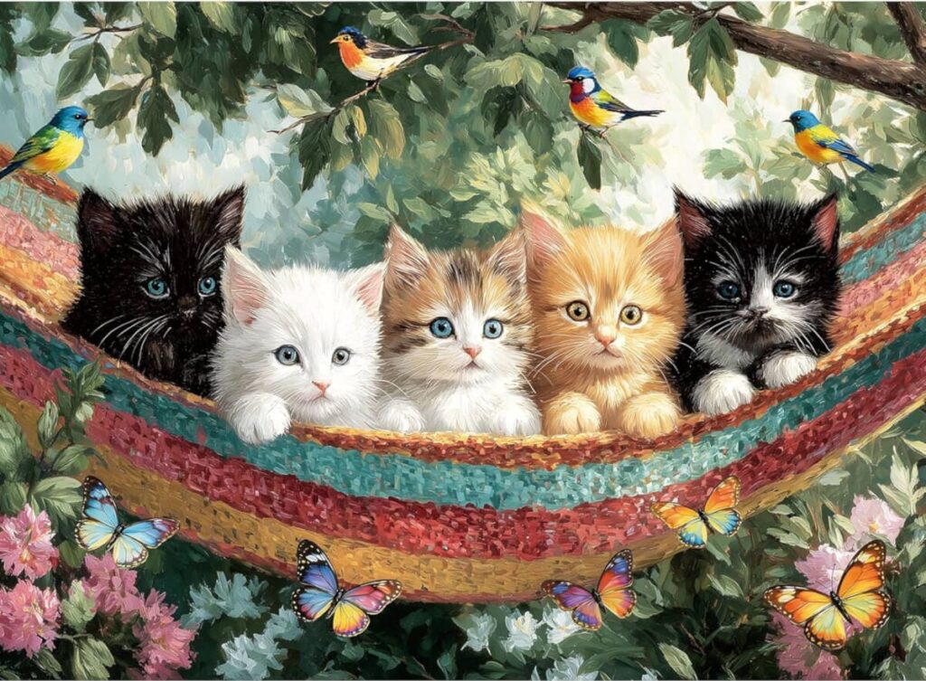 Cute Kittens Garden