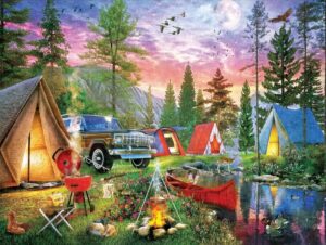 Moonlight Camping