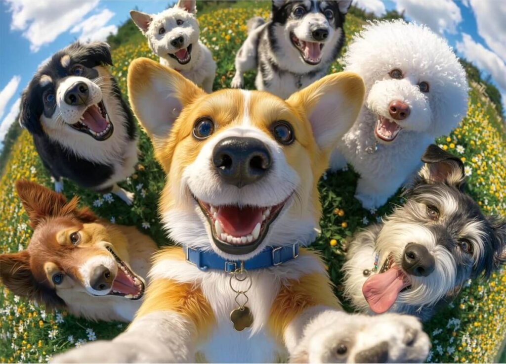 Pup Selfie Fiesta