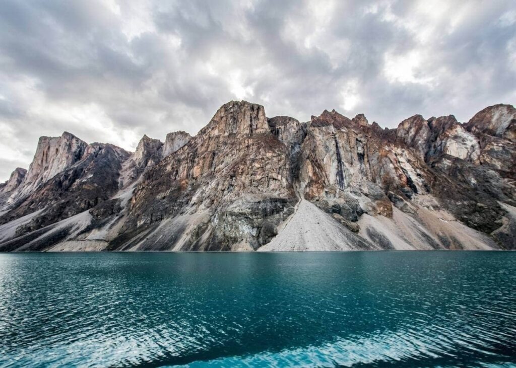 Scene Auyuittuq National Park, Canada