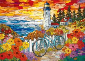 Stained-Glass Lighthouse