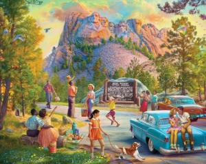 Family Road Trip Mount Rushmore