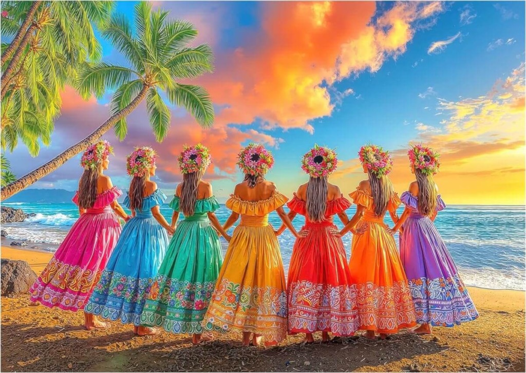 Hawaii Hula Beach Tropical