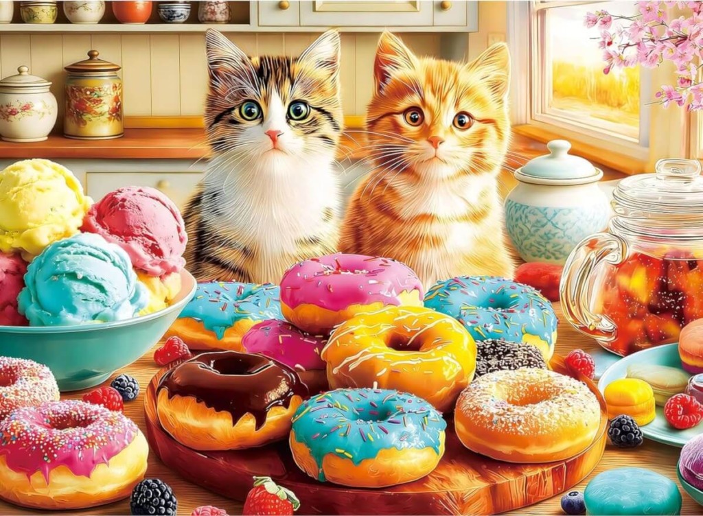 Kittens with Donuts