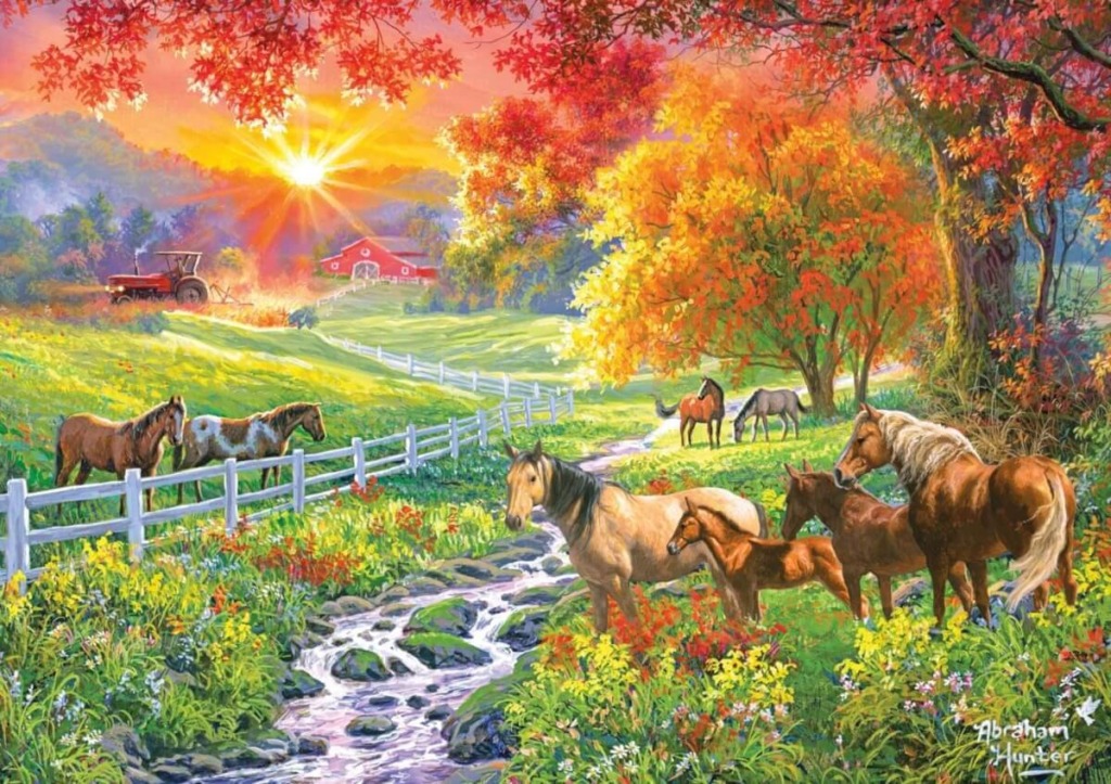 September Pasture Horses