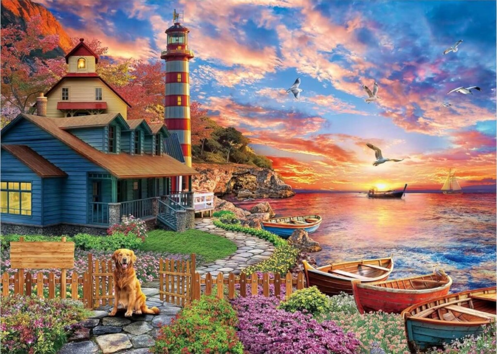 Sunset at Lighthouse Cove