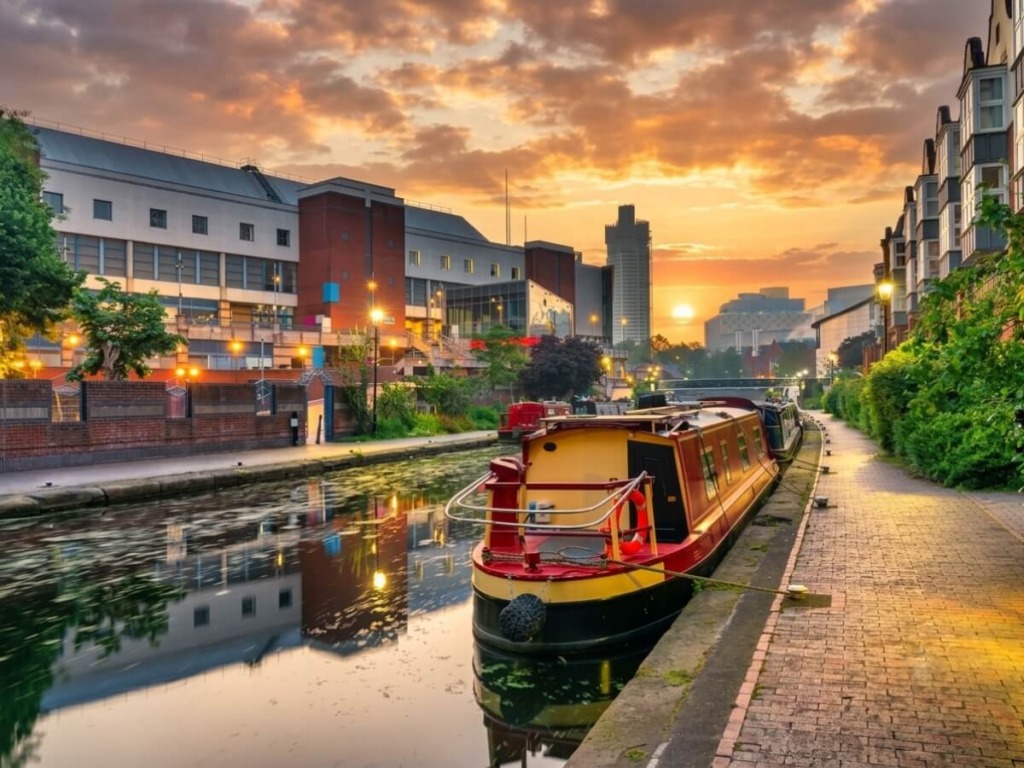 Canal at Birmingham, England