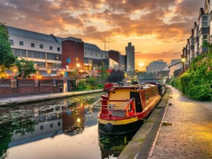 Canal at Birmingham, England