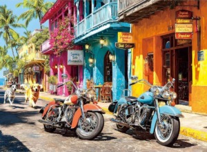 Colorful Caribbean Street