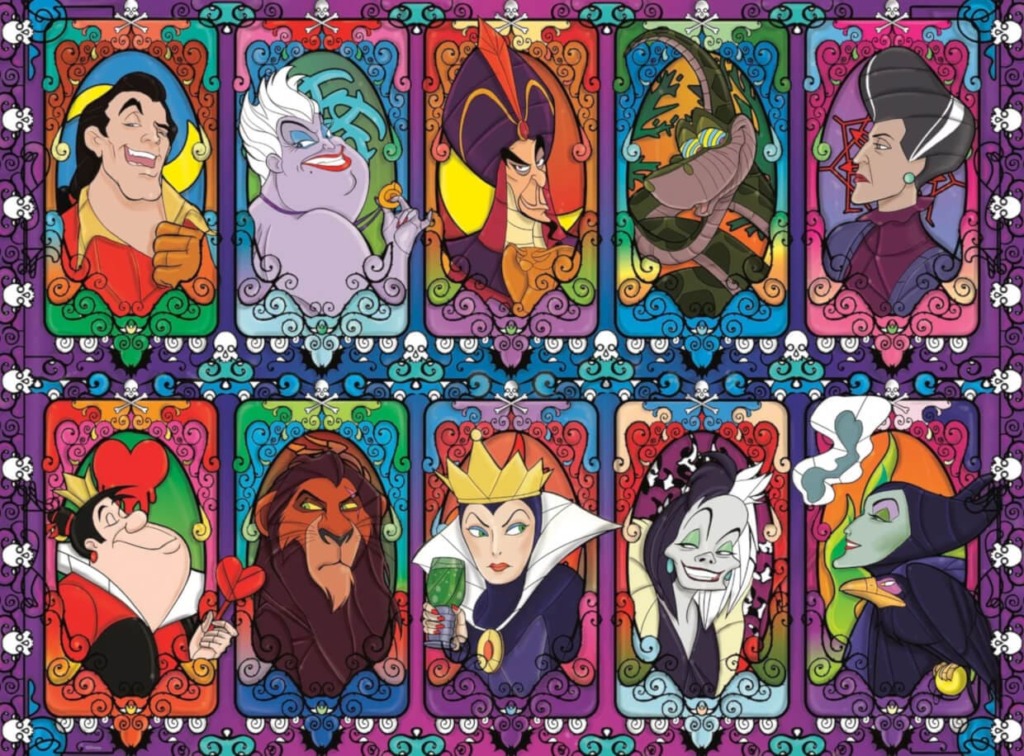 Disney Villains Stained Glass